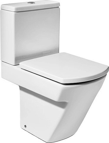 Унитаз-компакт Roca Hall 342627000 открыт сзади - 0