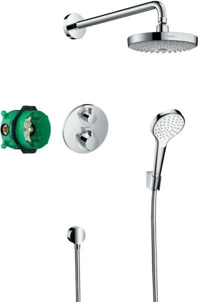 Душевой комплект Hansgrohe Croma Select S 27295000 С ВНУТРЕННЕЙ ЧАСТЬЮ - 0