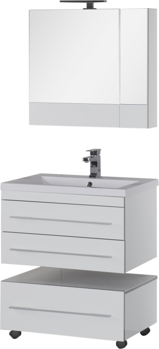 Мебель для ванной Aquanet Верона 75 подвесная белая 176669 - 26