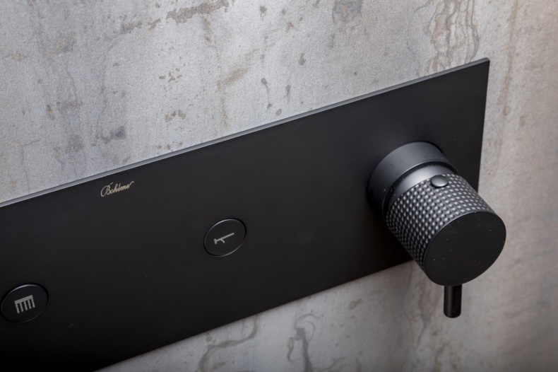 Душевой комплект Boheme Fusion 130-B С ВНУТРЕННЕЙ ЧАСТЬЮ, чёрный - 7