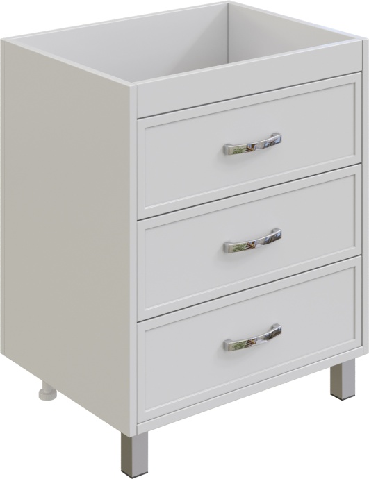 Тумба с раковиной STWORKI Хальмстад 65 белая 490446 - 7