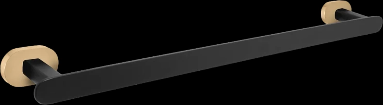 Полотенцедержатель Rav Slezak Yukon черный - золото YUA0701/50CMATZ - 0