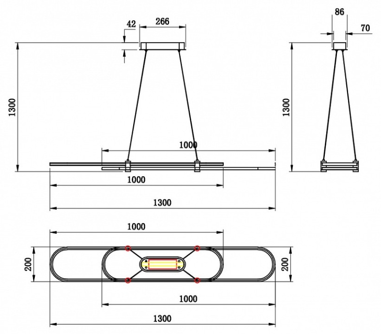 Подвесной светильник Stilfort Tooring 4006/05/02PL - 2