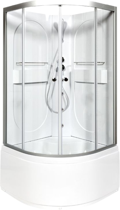 Душевая кабина Deto L 80х80  L680NGM - 1