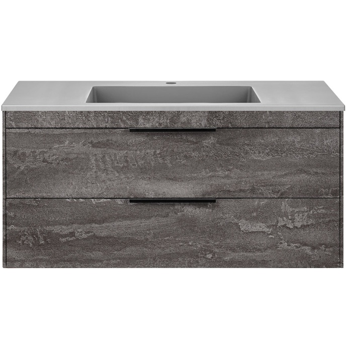 Тумба под раковину Vincea Chiara 100 серый VMC-2C2100GS - 2