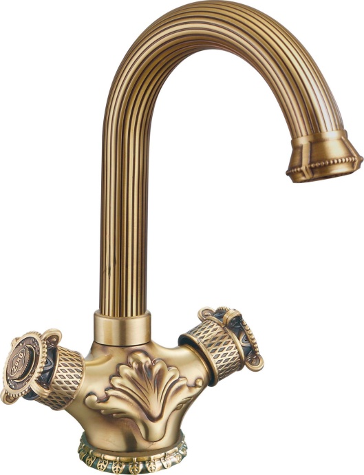 Смеситель Zorg Antic A 2008U-BR для раковины - 0