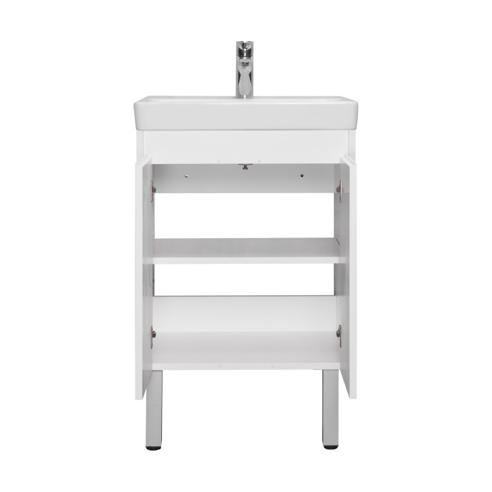 Тумба под раковину Aquaton Сканди Doors 55 белый 1A278801SD010 - 3