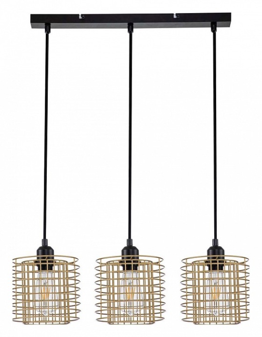 Подвесной светильник Escada Grid 10190/3S Gold - 0