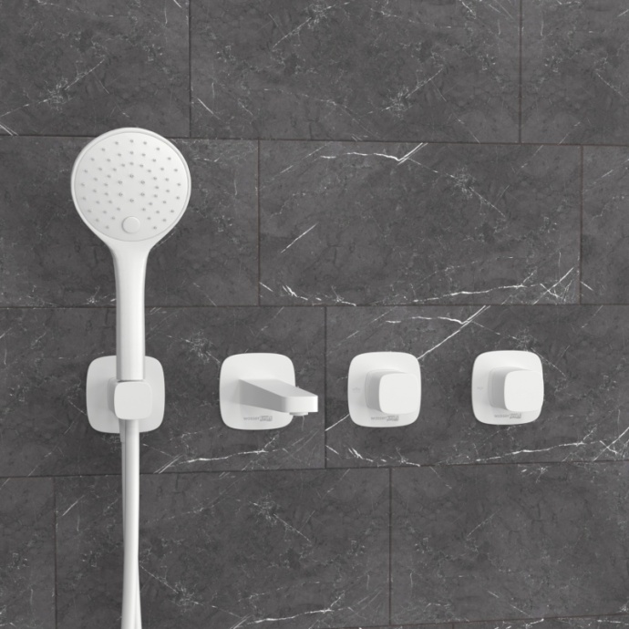 A9551.266.316.328.156.155 Встраиваемый комплект для ванны с лейкой и изливом - 0