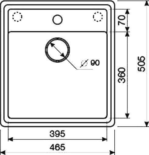 Мойка кухонная Lava Q1 белая Q1.LAT - 3