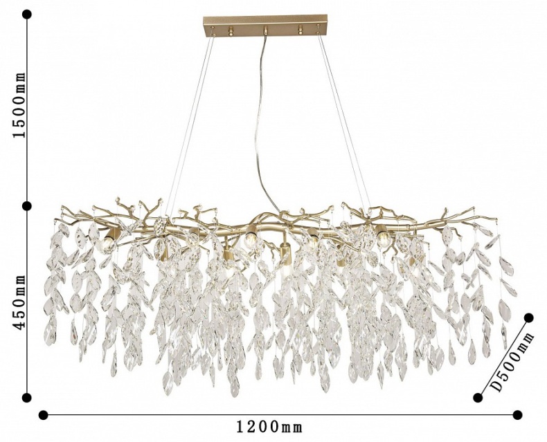 Подвесная люстра Favourite Brillo 3056-10P - 2