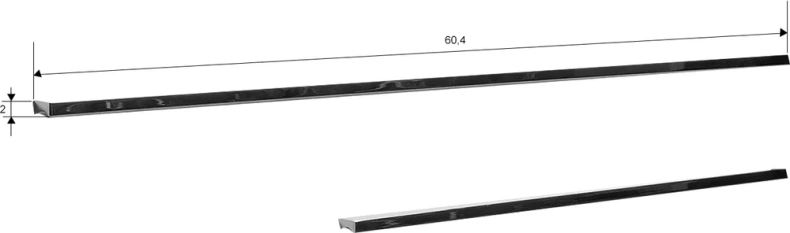 Ручка для мебели Armadi Art NeoArt Caro комплект хром 887-CR - 2