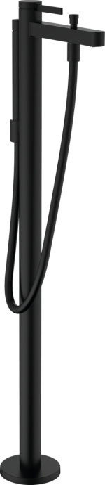 Напольный смеситель для ванны с душем Hansgrohe Finoris черный матовый 76445670 - 0