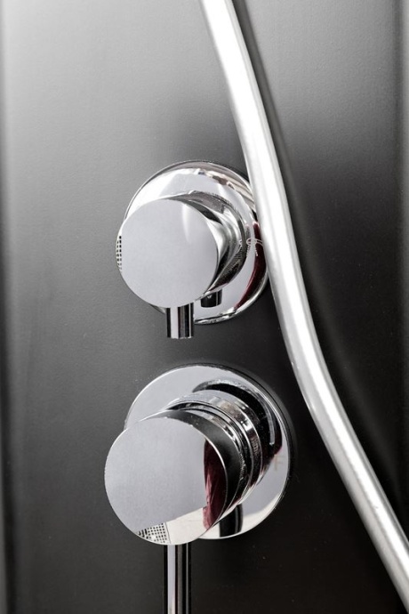 Душевая кабина Deto L 90х90 без крыши, черный  L809NBLACK - 2