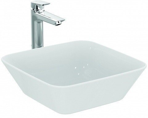 E034701 CONNECT AIR Умывальник - чаша 40 см, для монтажа на столешнице с подстольем CONNECT AIR; без отверстия под смеситель, без перелива - 0