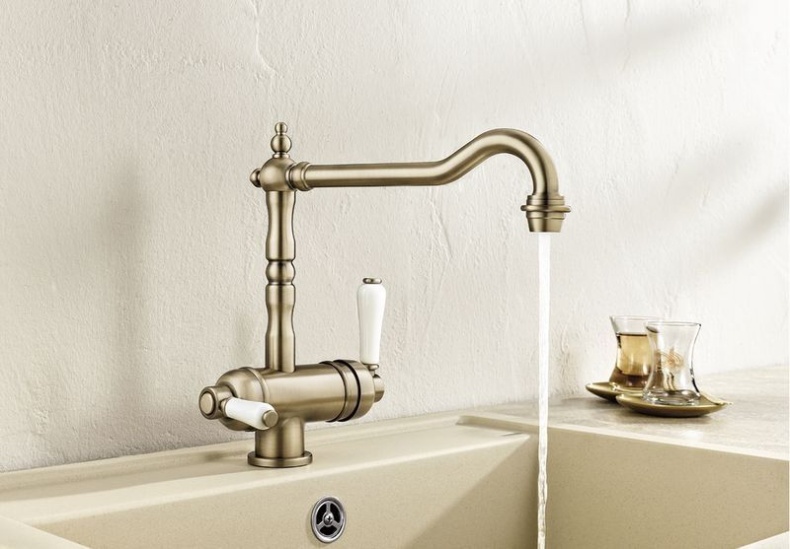 Смеситель для кухонной мойки Blanco Sora латунь  524218 - 2