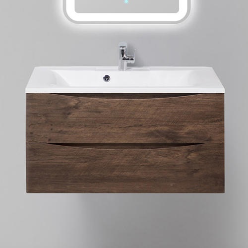 Тумба под раковину BelBagno Marino 90 темное дерево MARINO-900-2C-SO-RW-P - 0