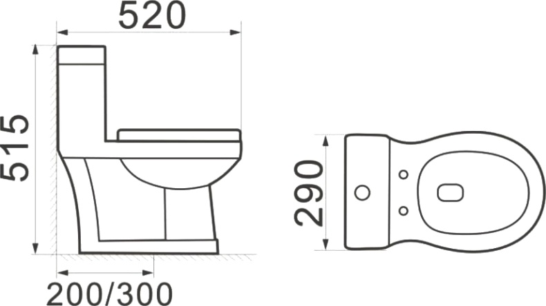 Унитаз-моноблок SantiLine SL-5015 детский - 3