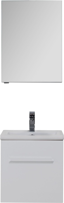 Зеркало-шкаф Aquanet Порто 50 белый 195726 - 2