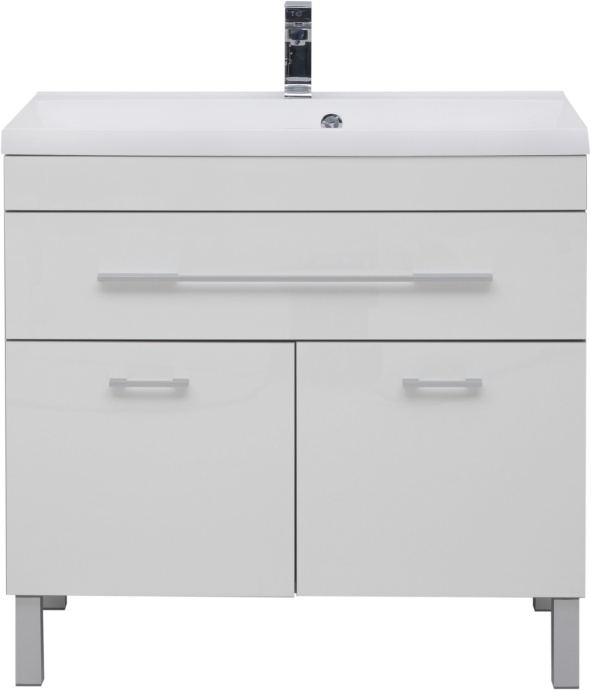 Тумба с раковиной Aquanet Верона 90 белая, 1 ящик, 2 двери - 3