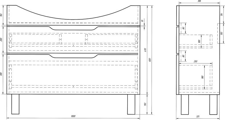 Мебель для ванной Dreja.Eco Laguna Plus 105 белая - 5