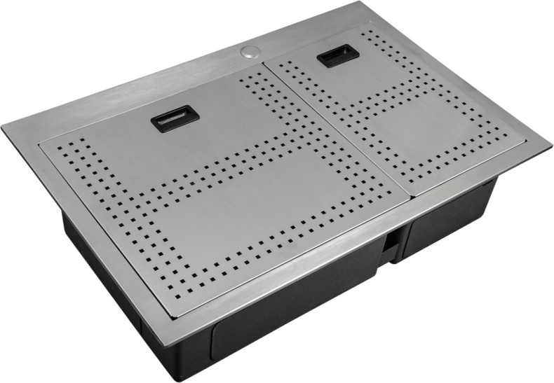 Мойка кухонная Zorg Master ZM N-78-2-52-L нержавеющая сталь - 0