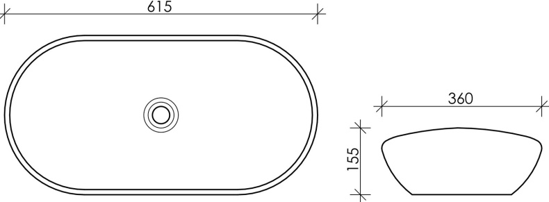 Раковина Ceramica Nova Element CN6015 - 8