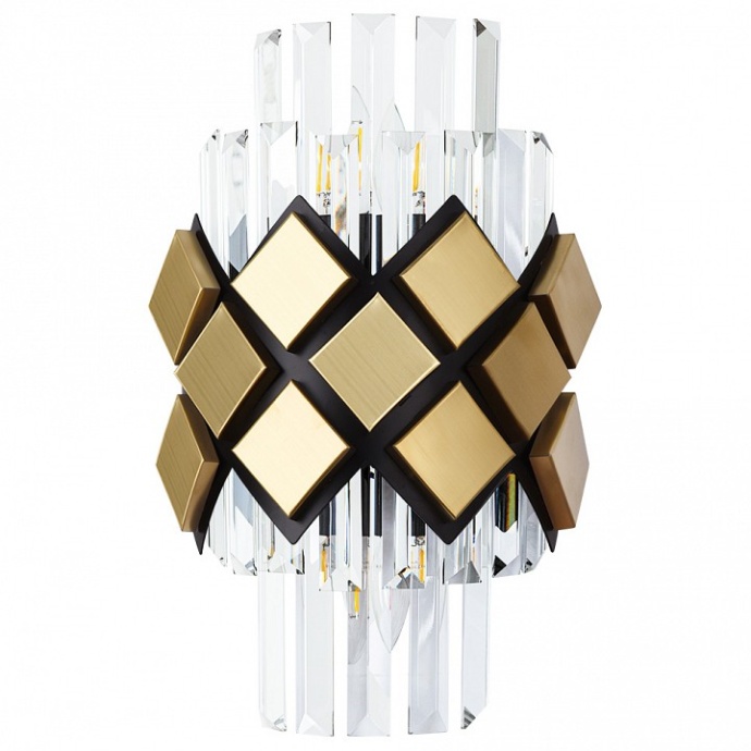 Настенный светильник Arte Lamp Amelia A1039AP-2BK - 0