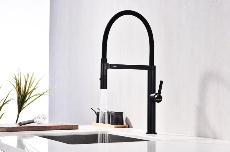 Смеситель для кухни Paulmark Leader черный матовый Le214101-401 - 12