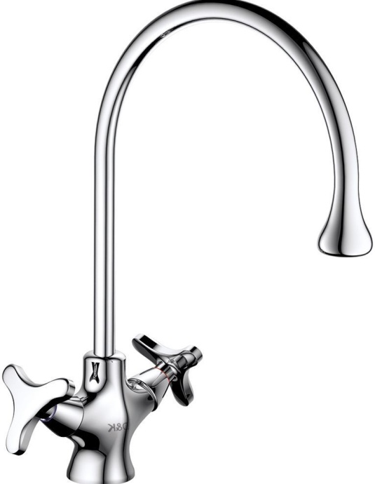 Смеситель для кухонной мойки D&K DA138  DA1382441 - 0