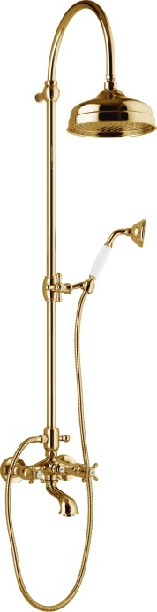 Душевая стойка Webert Ottocento OT721208010 золото - 0