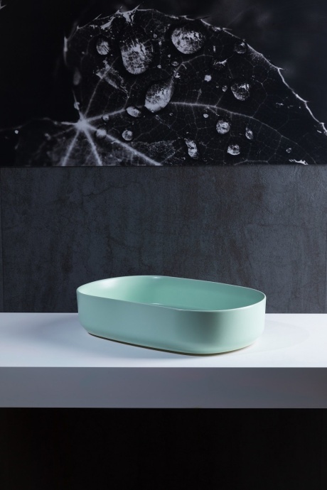 Раковина Allen Brau Fantasy Oval 55x36, мятная 4.11022.MT - 3