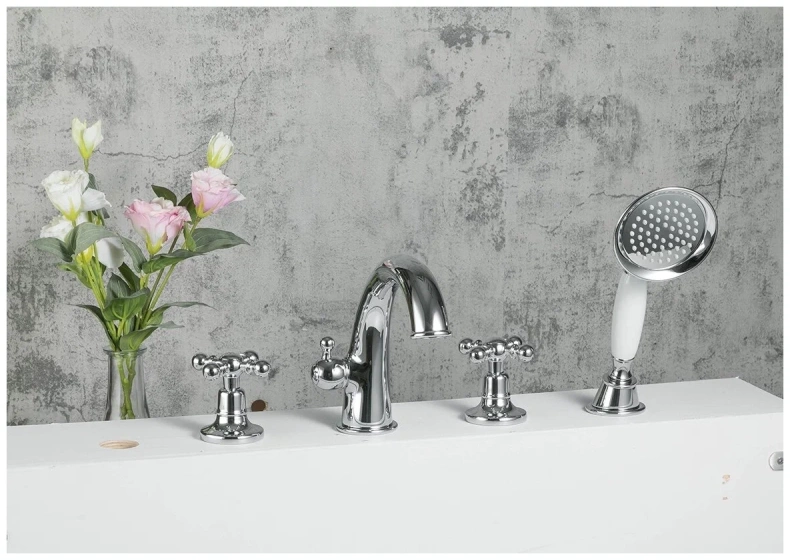 Смеситель на борт ванны Gappo хром G1189 - 1