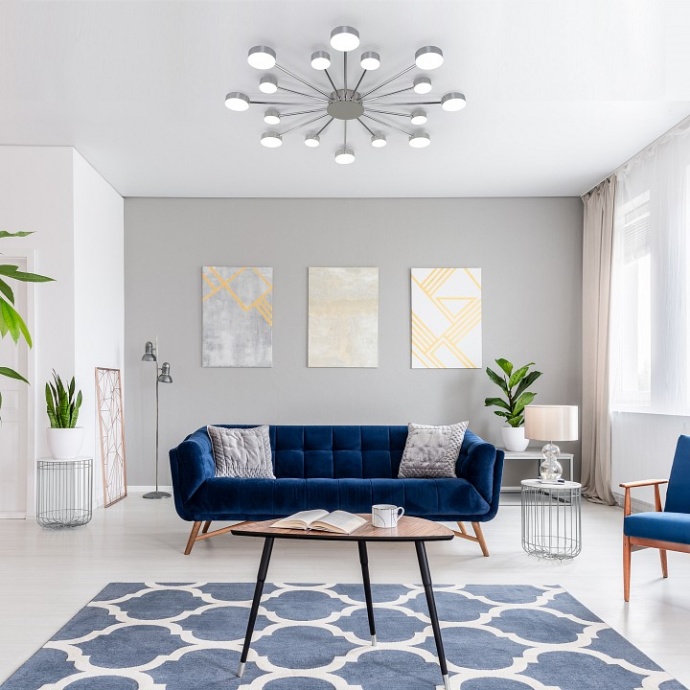 Потолочная люстра Eurosvet Nitrino 90242/16 хром - 1