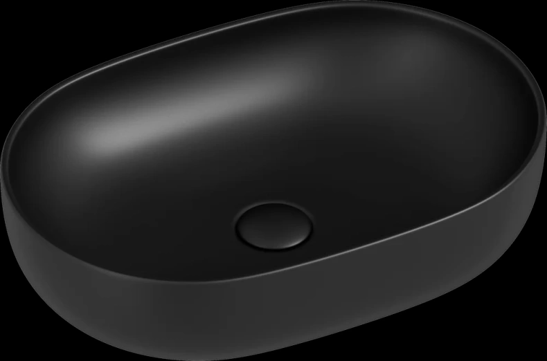 Раковина накладная Ceramica Nova Element 60х41.5 черный-матовый CN6047MB - 0