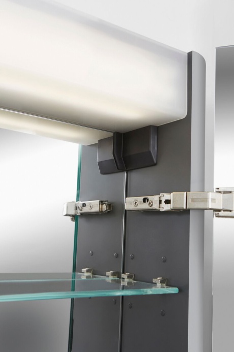 Зеркало-шкаф AM.PM Sensation 80 R, серый шелк M30MCR0801FG - 3