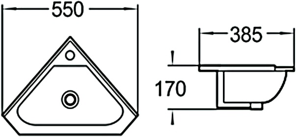 Раковина SantiLine SL-2020 - 1