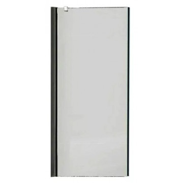 Боковая стенка Vincea Orta 90х190 черная стекло прозрачное VSG-1O900CLB - 0