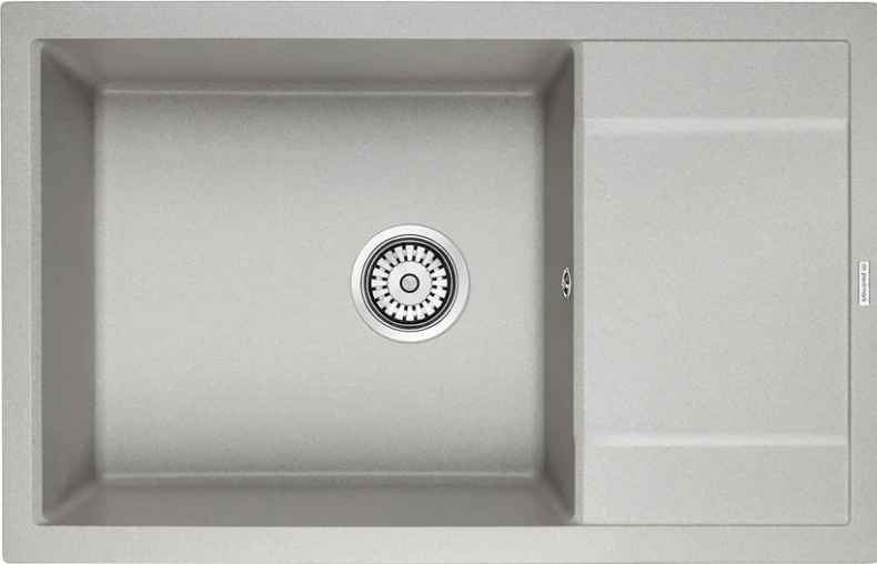 Мойка кухонная Paulmark Verlass 78 серый матовый PM317850-GR - 0