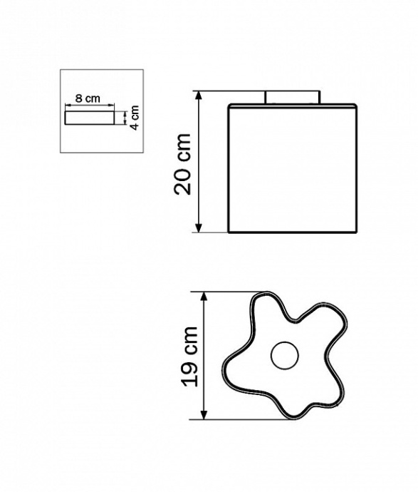 Потолочный светильник Lightstar Nubi 802010 - 4