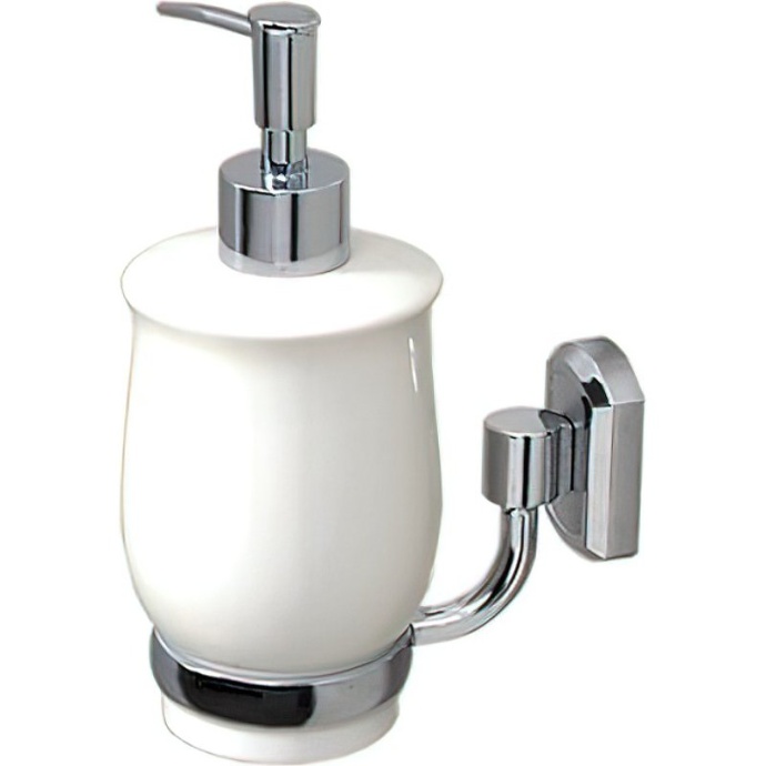 Дозатор для жидкого мыла WasserKraft  хром - белый K-24199 - 0