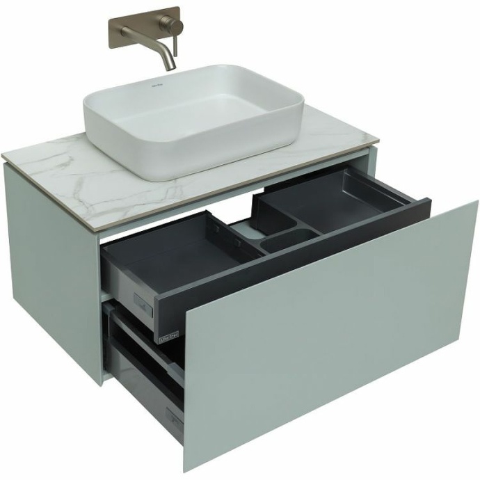 Тумба под раковину Allen Brau Infinity 85 светло - зеленый матовый 1.21002.PWM - 2
