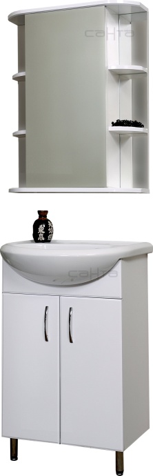 Тумба с раковиной СанТа Уют 55 - 2