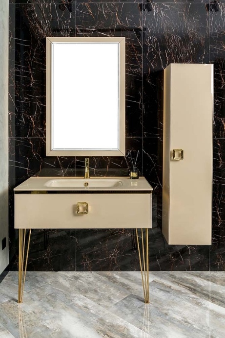 Тумба под раковину Armadi Art Lucido 100 бежевый 770-100-CP - 1