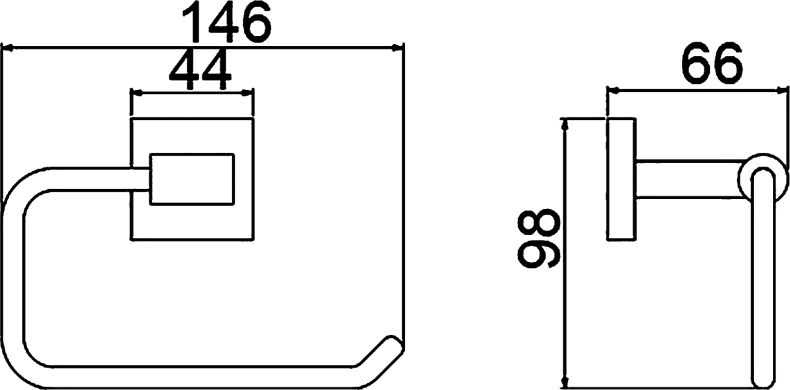 Держатель туалетной бумаги Timo Selene 12041/03 - 1