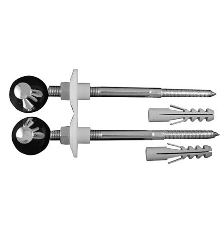 Крепление для подвесного унитаза Duravit хром  0065001000 - 0