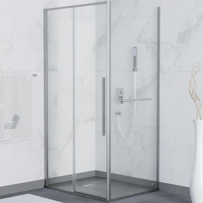 Душевой уголок RGW Stilvoll SV-42-1 150x90 профиль хром стекло прозрачное 323242159-011 - 0