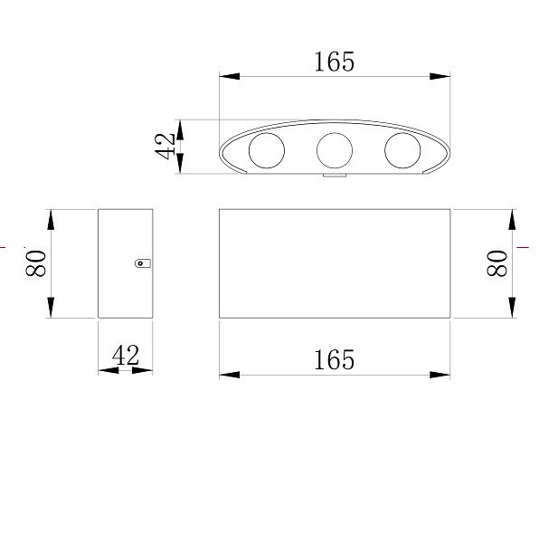 Настенный светильник Maytoni Outdoor O417WL-L6W3K - 2
