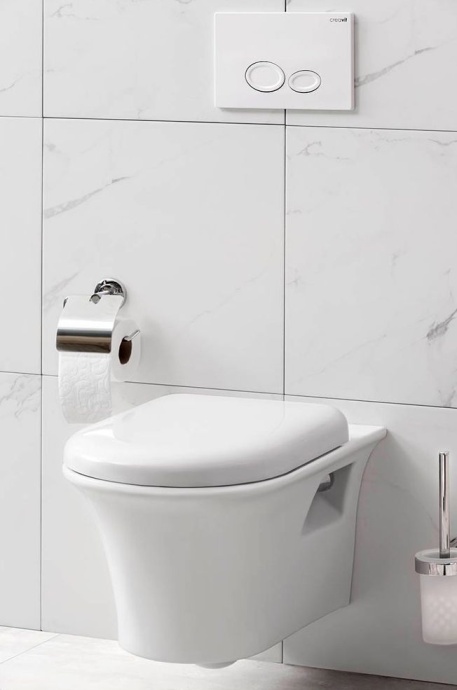 Кнопка смыва Creavit Drop GP2001.00 белая - 1