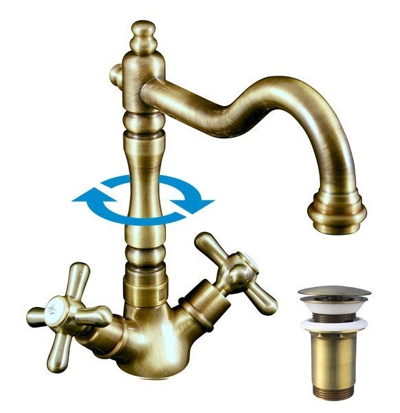 Смеситель для раковины Rav Slezak Morava хром  MK121.5/8SM - 0